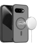 Case de carga inalámbrica negro para Google Pixel 10A, cierre inferior completo, protección duradera y elegante.