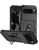 Protege tu Google Pixel 10 Pro XL con esta funda híbrida de doble capa con anillo metálico y protector de cámara en Quetzaltenango.