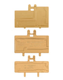 Módulo de estaño AiXun iHeater Pro para iPhone 16 Series (3 piezas) de calentamiento, en color plateado y negro.