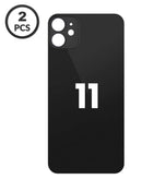 Tapa trasera con agujero mayor para cámara iPhone 11, ideal para reparaciones en Xela Quetzaltenango.