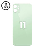 Tapa trasera con orificio mayor para cámara de iPhone 11 color verde en Quetzaltenango.