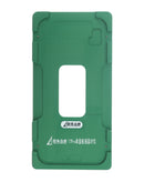 Molde de metal plateado para alineación precisa de pantalla de iPhone 17, herramienta de reparación.