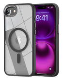 Protege tu iPhone 7 en Xela con la funda magnética transparente y brillante en color negro.