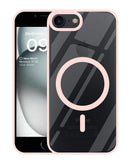 Case de carga inalámbrica con diseño de impresión para iPhone 7 en color rosa en Xela Quetzaltenango.