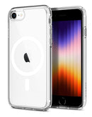 Funda Ultra Hybrid transparente con MagSafe para iPhone 7/8, protección clara y carga inalámbrica.