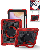 Funda resistente giratoria SlowBack para iPad 10.9" (2022) con correa de hombro, protección completa.