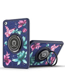Compra el Case trasero de PC duro / TPU blando con borde colorido y porta I-ring FLOWER BLUE para iPad 10.2 (7th / 8th / 9th) / Air 3 / Pro 10.5 en Xela Quetzaltenango.
