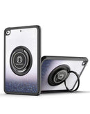 Encuentra la funda trasera PC dura / TPU suave con borde colorido y soporte I-ring SHINY BLACK para iPad en Xela Quetzaltenango.