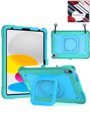Funda protectora completa SlowBack azul claro para iPad 10.2, Air 3 o Pro 10.5, diseño robusto.