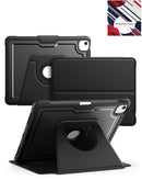 Funda de cuero magnética con soporte giratorio y portabolígrafos para iPad en Quetzaltenango.