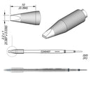 Cartucho cincel JBC C245407 2.2 x 1 HT ideal para reparaciones en Xela Quetzaltenango.