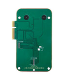 Módulo de prueba FPC para programador JCID V1S Pro, puerto de carga iPhone 13, color verde y plateado.