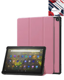 Protege tu Kindle Fire HD10 con esta funda antichoque y con soporte inteligente en color rosa en Quetzaltenango.