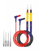 Cable de prueba para multímetro Kaigexin KGX-55S, puntas rojas y negras, aislado, alta precisión.