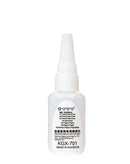 Removedor de pegamento Kaigexin KGX-701 para tapa trasera de iPhone, botella blanca con detalles azules.