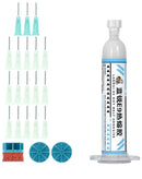 Adhesivo termofundente LANRUI E9 transparente de 30ml, ideal para reparaciones electrónicas y pantallas.