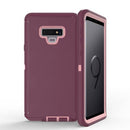 Case heavy duty Galaxy Note 9 (MAROON & PINK)