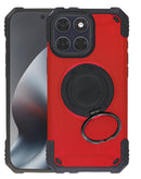 Funda Hybrid Tuff con soporte magnetico Moto G 5G (2025/2026) / G Play 5G (2026) (RED)