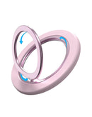 Soporte de anillo plegable universal para teléfono, color rosa, marca SlowBack.