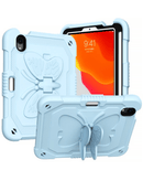 Protege tu iPad Mini 6/7 con estilo en Quetzaltenango con esta funda ICE BLUE con soporte mariposa.