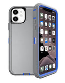 Protege tu iPhone 12/12 Pro en Quetzaltenango con una funda heavy duty en color gris y azul de alta calidad.