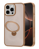 Encuentra en Xela Quetzaltenango el case de carga wireless con soporte giratorio para iPhone 12/12 Pro en color marrón.