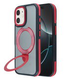 Encuentra el case mate transparente con soporte para carga inalámbrica en color rojo en Xela Quetzaltenango.