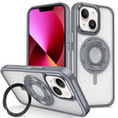 Protege tu iPhone 12 / 12 Pro con estilo con una funda transparente Skin Feel con soporte anillo en color gris en Quetzaltenango.