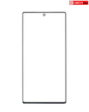 Vidrio frontal premium para Samsung Galaxy Note 10 Plus, ideal para reparación, con etiquetas y garantía.
