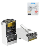 Encuentra el mejor precio en Quetzaltenango para Cable Ethernet RJ45 Onten Cat 6 de 30m banado en oro en paquete de 100 unidades.