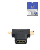Adaptador 2in1 Onten con Mini HDMI y Micro HDMI disponible en Xela Quetzaltenango.
