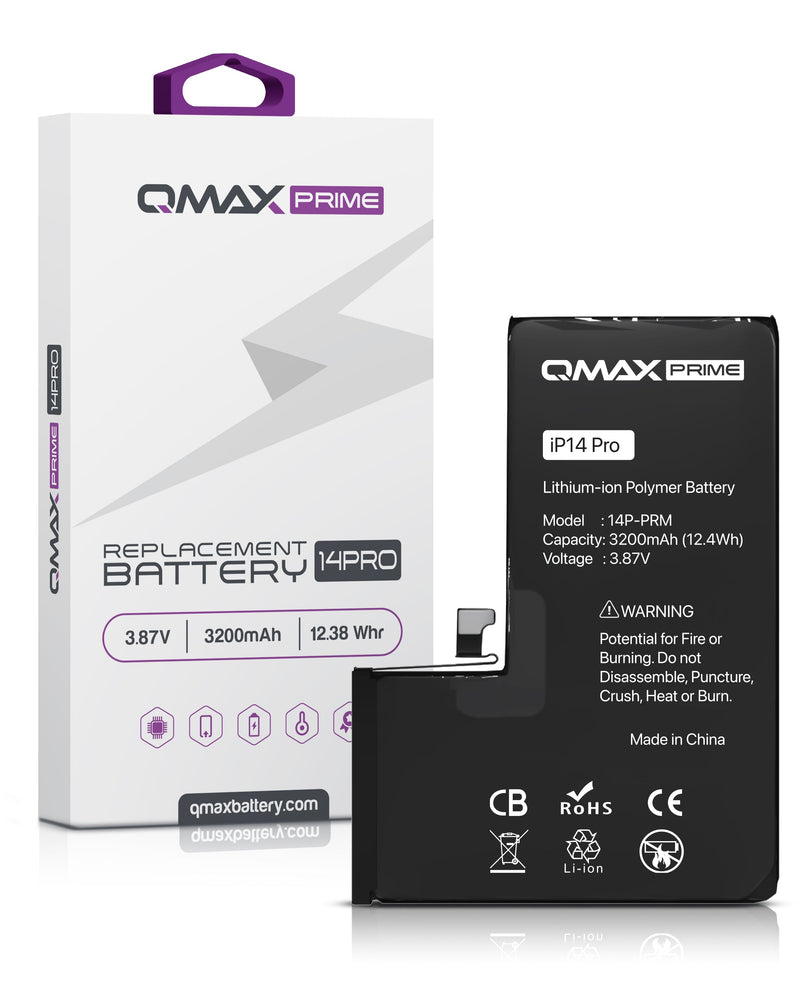 Encuentra la batería QMAX de 3200 mAH para iPhone 14 Pro en Xela Quetzaltenango.