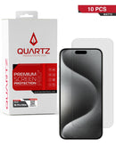 Tapa trasera QUARTZ mate de vidrio templado para iPhone 16 Pro Max, ideal para proteger tu dispositivo en Xela Quetzaltenango.