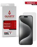 Tapa trasera Quartz Matte de cristal templado para iPhone 16 Pro Max, con acabado esmerilado y protección duradera.
