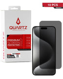 Vidrio templado de privacidad QUARTZ iPhone 16 Pro Max (Pack de 10) en Xela Quetzaltenango.