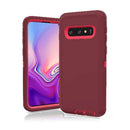 Protege tu Galaxy S10 con estilo con esta funda Heavy Duty en color maroon y hot pink en Quetzaltenango.