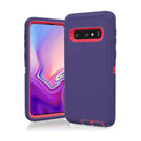 Encuentra la mejor funda heavy duty para Samsung Galaxy S10 en Quetzaltenango, color morado oscuro y rosa.