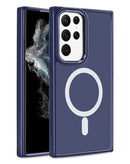 Protege tu Galaxy S23 con esta funda de PC duro y TPU suave con carga inalámbrica en color NAVY BLUE en Quetzaltenango.