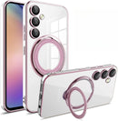 Protege tu Samsung Galaxy S23FE con esta funda magnética transparente con soporte anillo en Xela Quetzaltenango.