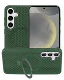Protege tu Samsung Galaxy S23FE con esta funda verde de disipación de calor y soporte en Xela Quetzaltenango.
