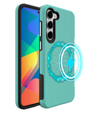 Protege tu Galaxy S23 FE con esta funda de doble capa color TEAL en Quetzaltenango.