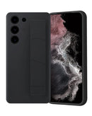 Protege tu Galaxy S23 Plus con esta funda de silicona negra con correa de muñeca en Xela Quetzaltenango.