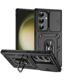 Encuentra la mejor funda hybrid para Galaxy S24FE con aro metálico y protector de cámara en Xela Quetzaltenango.