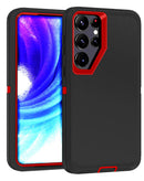 Protege tu Galaxy S24 Ultra con este resistente case Heavy Duty en negro y rojo en Xela Quetzaltenango.