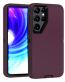 Protege tu Galaxy S24 Ultra con esta funda heavy duty en colores maroon & black en Quetzaltenango.