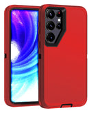 Encuentra la mejor protección para tu Samsung Galaxy S24 Ultra en Xela Quetzaltenango con esta funda heavy duty en color rojo y negro.