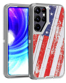 ¡Protege tu Samsung Galaxy S24 Ultra con esta resistente funda heavy duty con diseño de la bandera de Estados Unidos en Xela Quetzaltenango!
