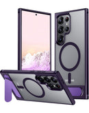 Protege tu Samsung Galaxy S24 Ultra con estilo en Xela Quetzaltenango con una funda Magsafe PURPLE y soporte metálico.
