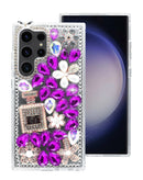 Encuentra la funda rígida de silicona Crystal Flower Perfume PURPLE para Samsung en Quetzaltenango.