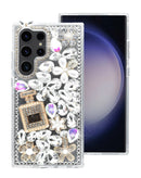 Protege tu Samsung Galaxy S24 Ultra con estilo con la funda de silicona rígida Crystal Flower Perfume Green en Xela Quetzaltenango.